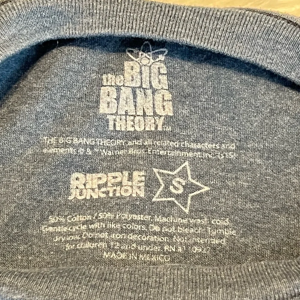 Ripple Junction The Big Bang Theory T Shirt Bazinga Size Small